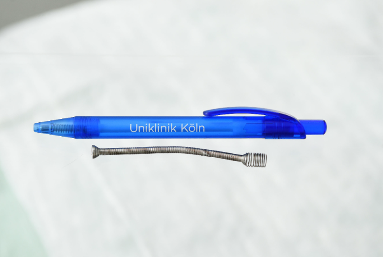 Darstellung eines permanenten Harnleiterstents
