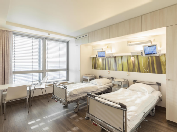 Patientenzimmer Etage 11, Foto: Jürgen Schmidt, Köln