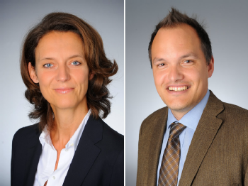 v.l. Prof. Dr. Christiane Bruns und Prof. Dr. Christian Reinhardt Foto: Uniklinik Köln