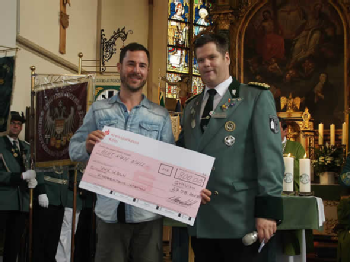 Spendenübergabe am Diözesenjungschützentag, Foto: privat