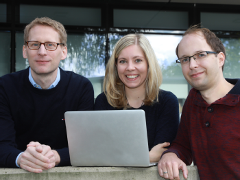 Prof. Dr. Florian Klein, Stefanie Ehrhardt und Dr. Matthias Zehner (v.l.) , Foto: Dorothea Hensen