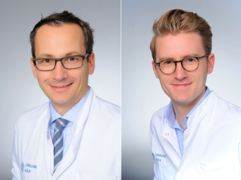 Priv.-Doz. Dr. Thorsten Persigehl und Dr. Simon Lennartz, Foto: Michael Wodak