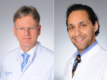 Prof. Dr. Dirk Stippel und Priv.-Doz. Dr. Roger Wahba (v.l.), Fotos: Michael Wodak