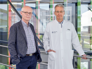 v.l. Prof. Dr. Reinhard Büttner und Prof. Dr. Jürgen Wolf, Foto: Michael Wodak