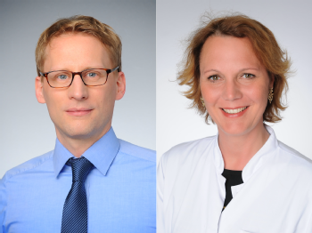 Prof. Dr. Florian Klein und Prof. Dr. Clara Lehmann, Foto: Michael Wodak