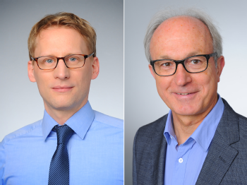 Prof. Dr. Florian Klein und Prof. Dr. Gerd Fätkenheuer, Foto: Michael Wodak