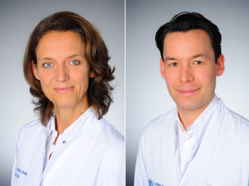 Prof. Dr. Christiane Bruns und Priv.-Doz. Dr. Alexander Shimabukuro-Vornhagen, Fotos: Michael Wodak