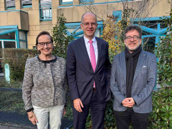 Palliativmedizin: Besuch Staatssekretär Brand