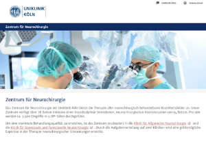 Die neuen Webseiten des Zentrums für Neurochirurgie passen sich jedem mobilen Endgerät an. Foto: Uniklinik Köln Die neuen Webseiten des Zentrums für Neurochirurgie passen sich jedem mobilen Endgerät an. Foto: Uniklinik Köln