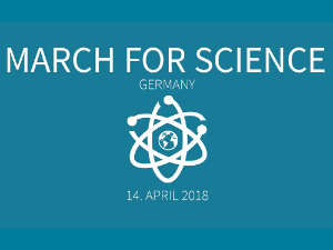 Grafik: Logo March for Science e.V. Grafik: Logo March for Science e.V.