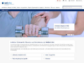 Neue responsive Website der UniReha Foto: Uniklinik Köln Neue responsive Website der UniReha Foto: Uniklinik Köln