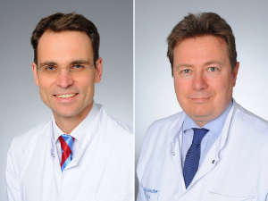 v.l. Univ.-Prof. Dr. Stephan Baldus und Univ.-Prof. Dr. Stephan Rosenkranz, Foto: Uniklinik Köln v.l. Univ.-Prof. Dr. Stephan Baldus und Univ.-Prof. Dr. Stephan Rosenkranz, Foto: Uniklinik Köln
