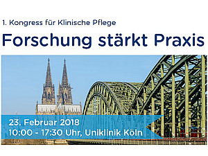 Am 23. Februar 2018 findet der 1. Kongress Klinische Pflege statt Am 23. Februar 2018 findet der 1. Kongress Klinische Pflege statt
