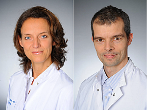 v.l. Prof. Dr. Christiane Bruns und Priv.-Doz. Dr. Thomas Zander, Foto: Uniklinik Köln v.l. Prof. Dr. Christiane Bruns und Priv.-Doz. Dr. Thomas Zander, Foto: Uniklinik Köln
