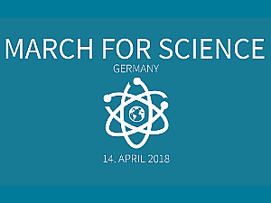 Grafik: Logo March for Science e.V. Grafik: Logo March for Science e.V.