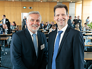 v.l.: Prof. Dr. Eckhard Schönau und Holger Baumann, Foto: DRV Rheinland