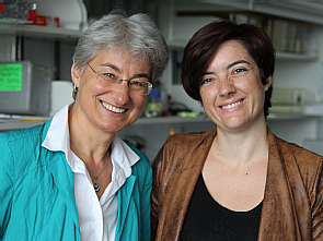 Prof. Dr. Brunihilde Wirth und Laura Torres-Benito, Foto: Christoph Wanko