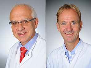 Prof. Dr. Dr. Joachim Zöller und Prof. Dr. Dr. Hans-Joachim Nickenig (v.l.), Foto: Michael Wodak