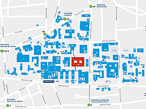Lageplan mit neuem CIO-Gebäude, Grafik: Uniklinik Köln