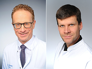 Prof. Dr. Axel Heidenreich und Dr. Bastian von Tresckow (v.l.), Foto: Michael Wodak