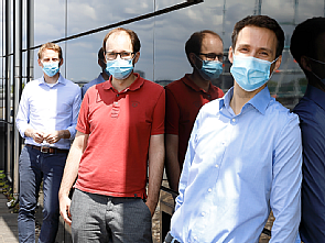 Prof. Dr. Florian Klein, Dr. Matthias Zehner und Dr. Christoph Kreer (v.l.), Foto: Dorothea Hensen