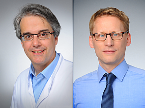 Prof. Dr. Bernhard Schermer und Univ.-Prof. Dr. Florian Klein (v.l.), Foto: Michael Wodak