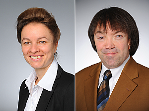 Univ.-Prof. Stephanie Stock und Dr. Marcus Redaèlli (v.l.), Foto: Michael Wodak