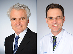 Prof. Dr. Christian Albus und Prof. Dr. Stephan Baldus (v.l.), Fotos: Michael Wodak