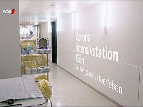 WDR-Doku “Corona-Intensivstation Köln“, Screenshot ARD-Mediathek