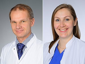 Prof. Dr. Kai Hübel und Dr. Lucie Probst, Fotos: Michael Wodak