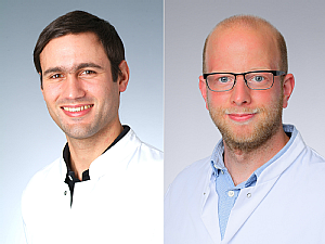 Priv. Doz. Dr. Dr. Jan Rybniker und Dr. Sebastian Theobald, Foto: Klaus Schmidt/ Michael Wodak