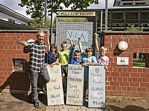 Bei der offiziellen Eröffnung, Foto: Dorothea Hensen