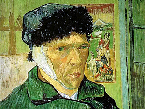Vincent van Gogh, Selbstportrait mit verbundenem Ohr, 1889, Bild: The Courtauld Gallery - London