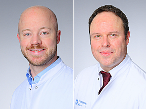 (v.l.) Dr. Lukas Brand und Dr. Jakob M. Labus, Foto: Christian Wittke/ Klaus Schmidt