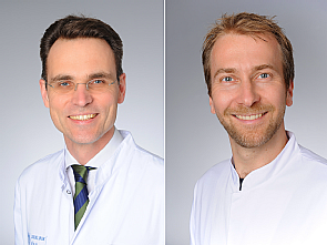 (v.l.) Prof. Dr. Stephan Baldus und Priv.-Doz. Dr. Matti Adam, Fotos: Michael Wodak