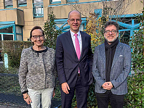 Palliativmedizin: Besuch Staatssekretär Brand
