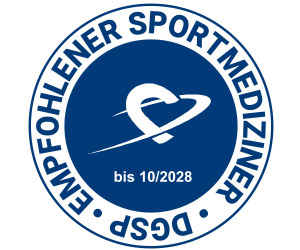 Logo der Deutschen Gesellschaft für Sportmedizin und Prävention (DGSP)
