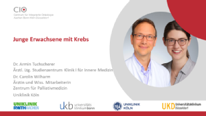 Titelbild Vortrag Patiententag "Junge Erwachsene mit Krebs"