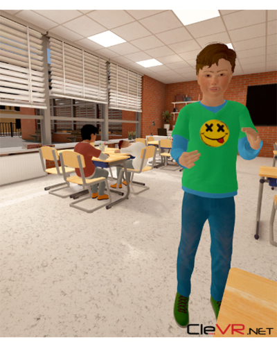 Klassenzimmer in der virtellen Welt